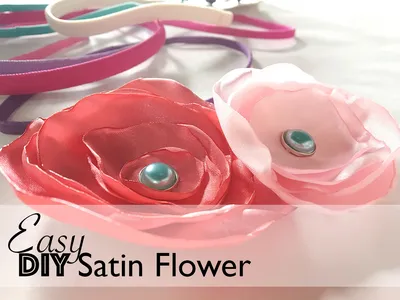 Beautiful Satin Flower in Soft Focus