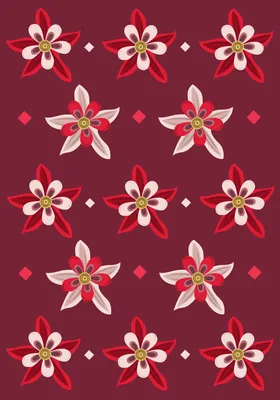 Picture-perfect petals: Winky double Red-White